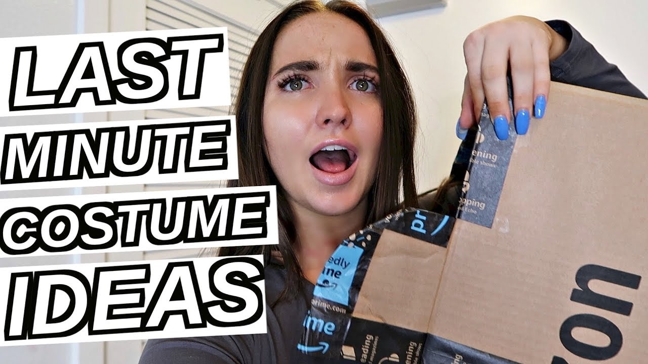 Last Minute Amazon Prime Halloween Costumes Kenzie Elizabeth YouTube