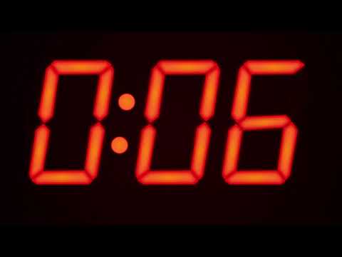 10 Second Timer countdown text in black background free download