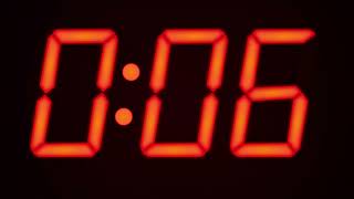 10 Second Timer countdown text in black background free download