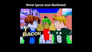 Bacon Ignores his Best Friend in Roblox Escape Tsunami for Brainrots #roblox #bacon #pieeanimation