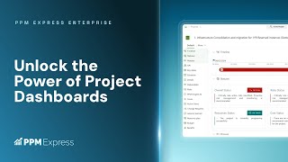 Unlock the Power of Project Dashboards | PPM Express