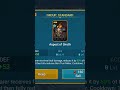 Using The Forge With Legendary Discovery Fragments To Craft Relics In RAID Shadow Legends