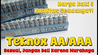Teknox AA AAA Baterai Super Murah Harga Kurang Ajar Dapat 60pcs