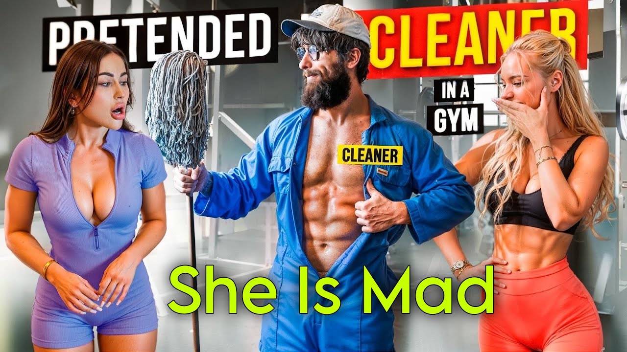 Cleaner ANATOLY Shocks GIRLS in a GYM Anatoly GYM PRANK Power Lifter