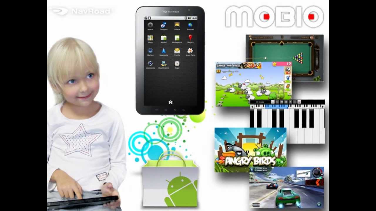 NavRoad MOBIO tablet +nawigacja