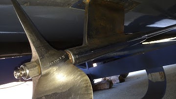 Flat Bottom V-Drive Strut Bushing Replacement - Part 5: Install Prop Shaft, Tighten Coupler