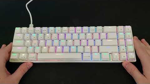 Royal Kludge RK71 Review (White)