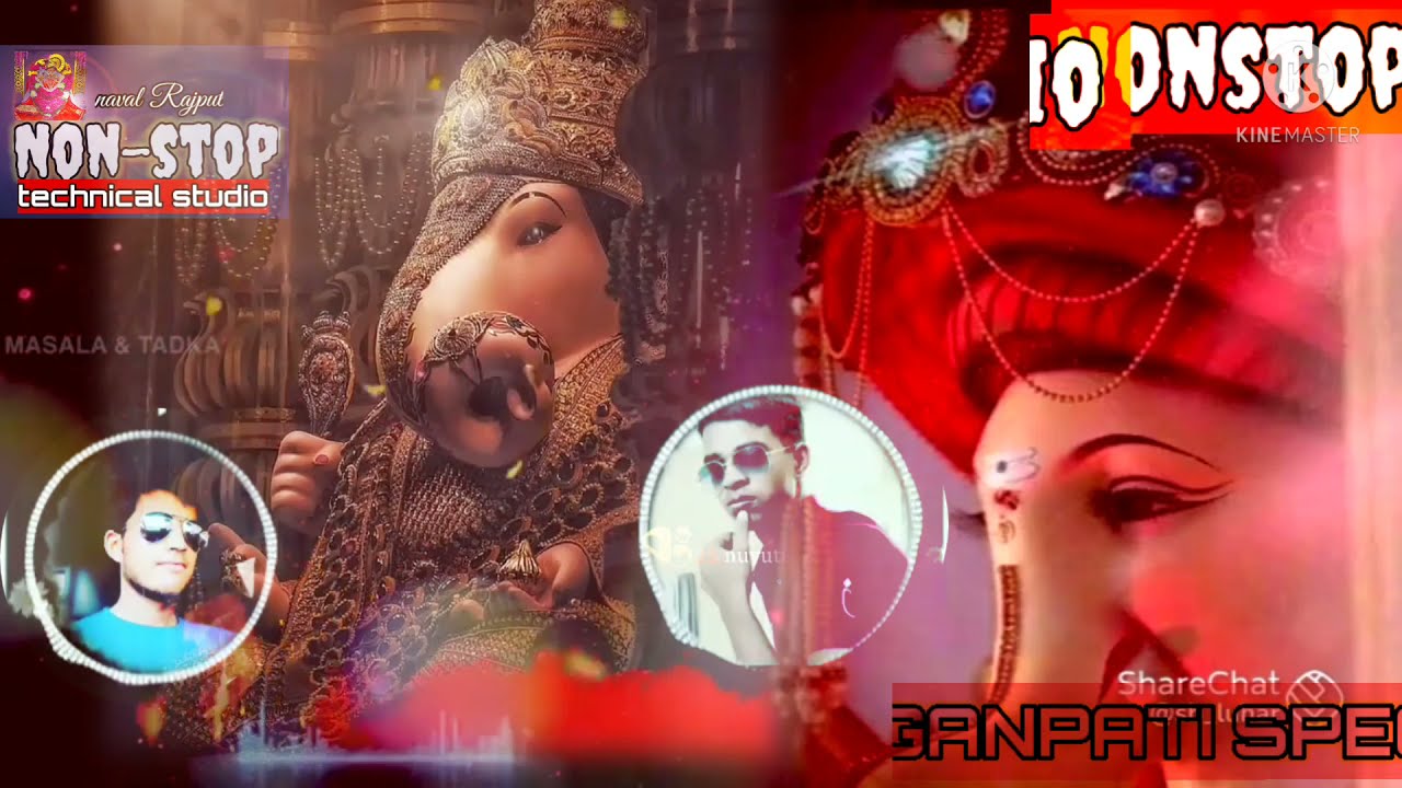 GANPATI UTSAV   NONSTOP DJ DANDIYA  Ganesh Chaturthi Songs  Ganpati Bappa Morya 