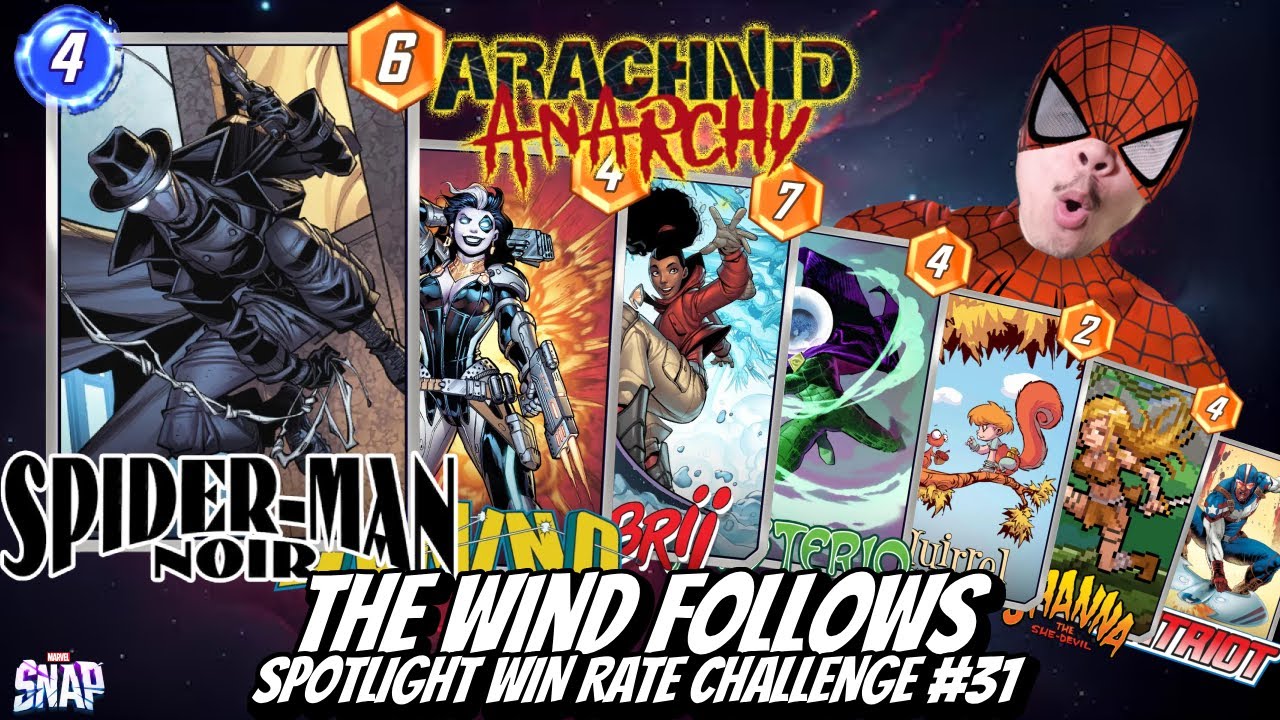 SPIDERMAN NOIR WIN RATE CHALLENGE - MARVEL SNAP l THE GOBLOKEST