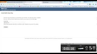 setting up webassign account