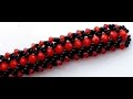 flat spiral beaded necklace tutorial