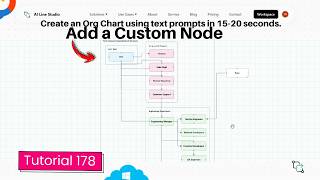 AI Line Studio Tutorial 178: Add Custom Nodes to Your Org Chart