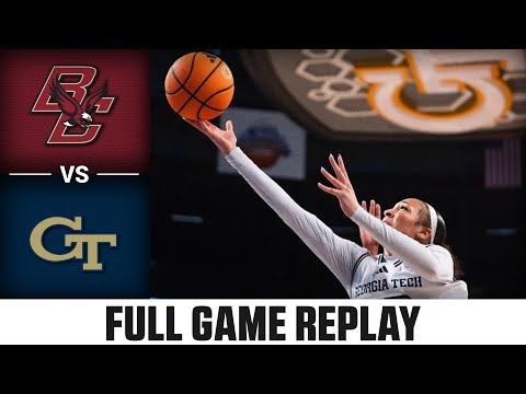 Boston College vs. Georgia Tech Full Game Replay | 2025-26 ACC Women's Basketball