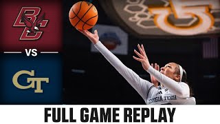 Boston College vs. Georgia Tech Full Game Replay | 2025-26 ACC Women's Basketball