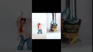 Thumbnail for Ladies and gentlemen, my favourite chips. #honeysoychicken #hydraulicpressgirl #performanceart