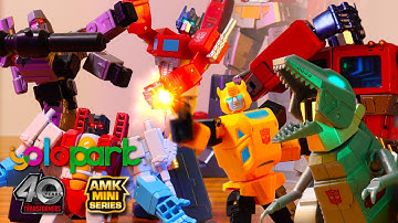 MINI Transformers CHAOS! | Yolopark AMK MINI Stop Motion | Toy Animation