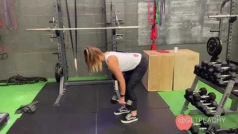 DB Alternating Bent Over Row with iso-hold