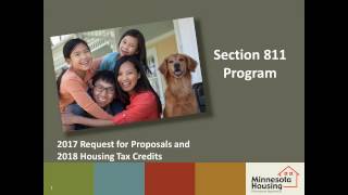 2017 RFP/2018 HTC Tutorial: Section 811