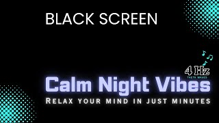 Melatonin Boost Sleep 🌙 4Hz Delta Piano | 8 Hours Black Screen for Hormonal Balance &amp; Deep Rest 🌑