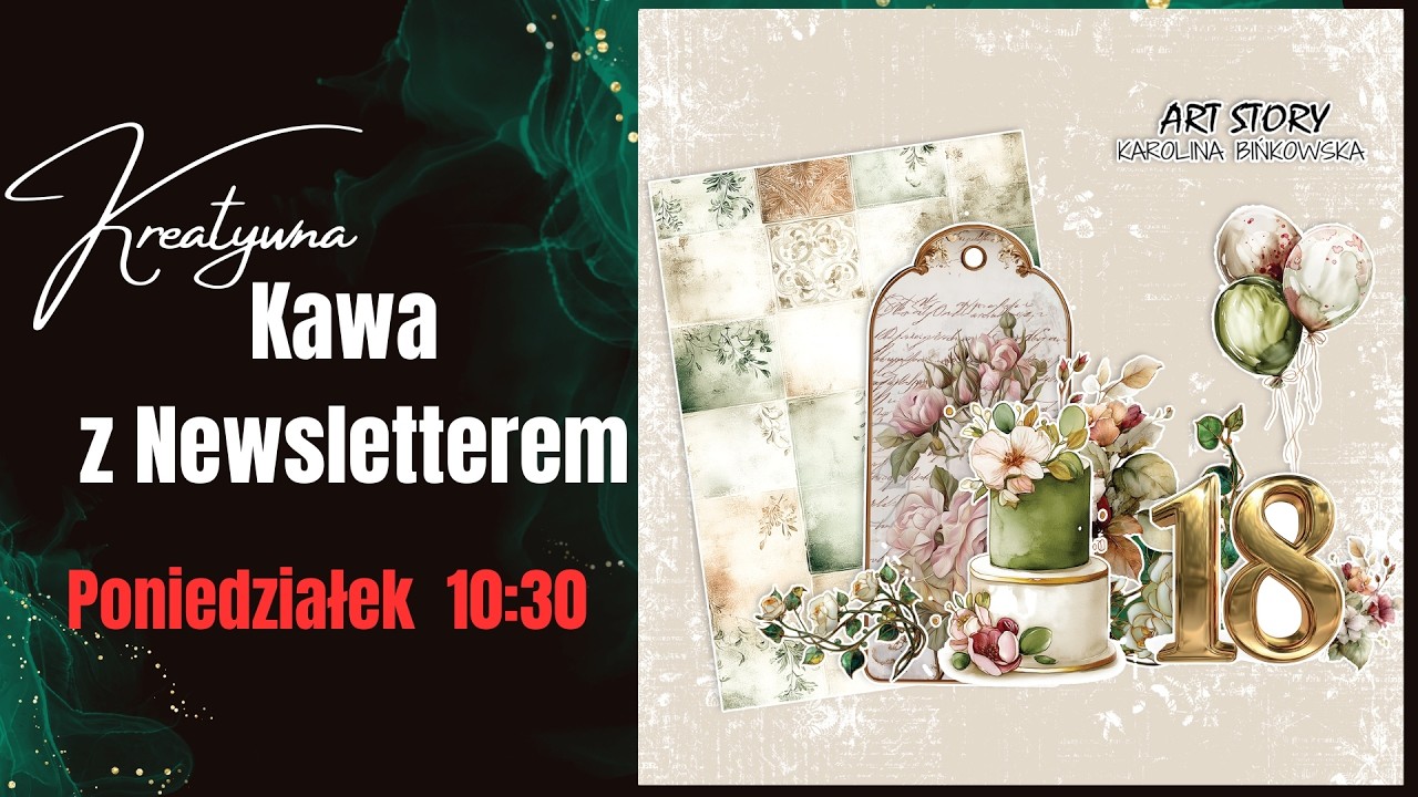 Kreatywna Kawa z Newsletterem set 71 I Mixedmedia I DIY I Scrapbooking
