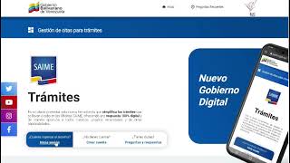 Cómo Iniciar Sesión En El Portal Web Del Saime