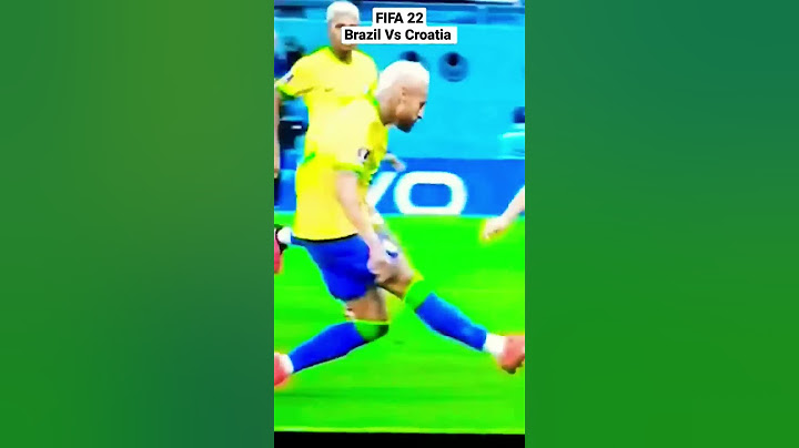 Brazil Vs Croatia best goals in FIFA22 ! Brazil shocking elimination 😢  #fifa #shorts #football