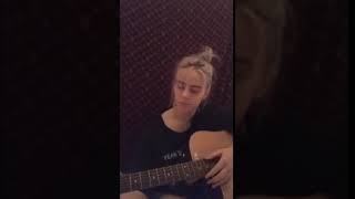 Billie Eilish singing in Spanish (eres tú cover)