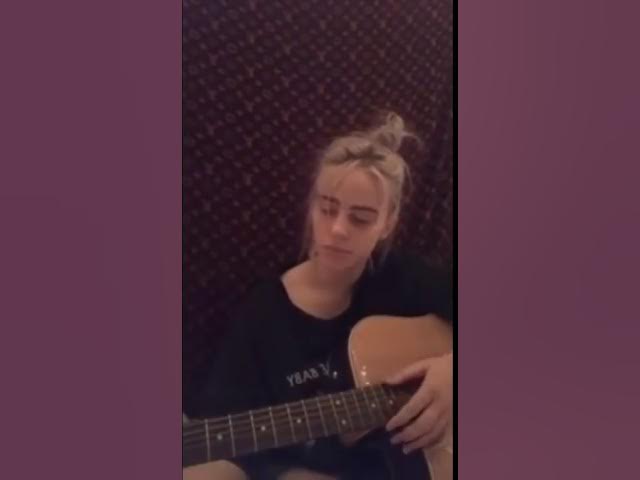 Billie Eilish singing in Spanish (eres tú cover)