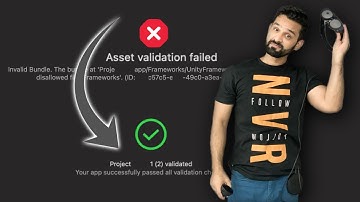 Asset Validation Failed  - Unity - Xcode - iOS