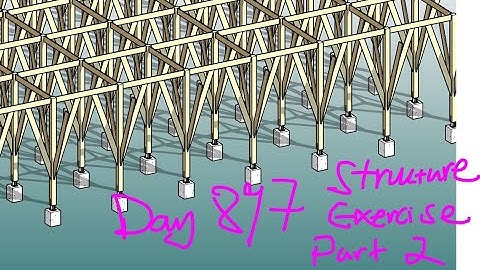 Revit Exercise (Day 897) - Structure Exercise Part 2