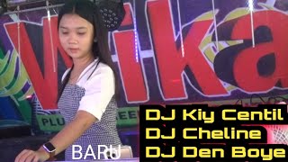 TERBARU LIVE VOL 2 DJ Kiy Centil DJ Cheline DJ Den Boye Wika sang PENJELAJAH sumsel
