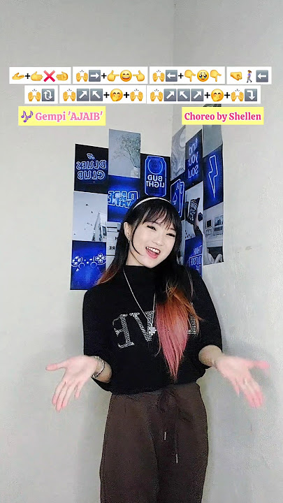 TUTORIAL GEMPI 'AJAIB' @inigempiii #ChoreoByShellen Simple Dance Trend Challenge【SHELLENHANDSTAR】