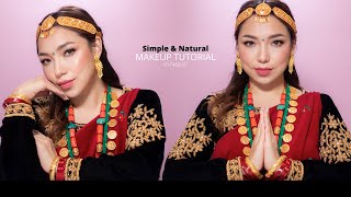 🙏GURUNG DRESS Makeup Tutorial🇳🇵- Natural & Simple with small tricks | GDiipa