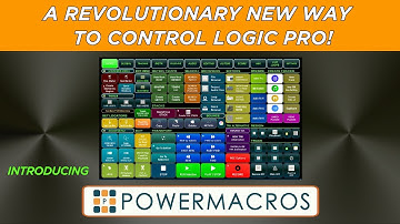 A revolutionary new way to control Logic Pro with POWERMACROS + Metagrid on iPad.