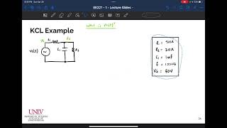 1.22 - KCL Example, Pt. 1