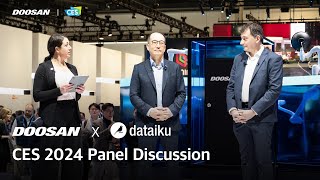 CES 2024 Panel Discussion, DOOSAN X Dataiku
