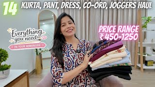 Kurta, Trousers, Dress, Co-ord, Nightwear, Joggers, T-shirt Haul (₹450-1250) l Dream Simple screenshot 3