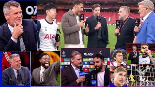 Tottenham vs Man United 1-0 Spurs Finally Win a European Trophy! Roy Keane FURIOUS at Amorim 😡🏆