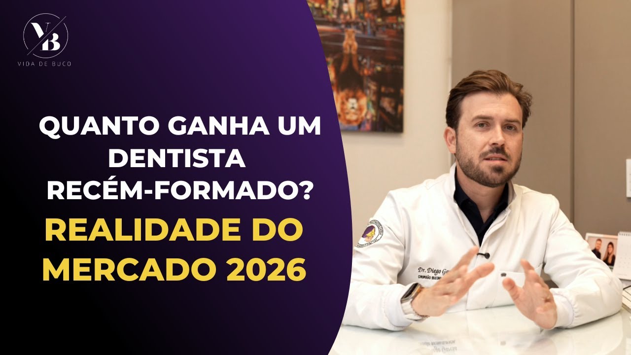 Quanto ganha um dentista recém-formado? Realidade do mercado 2026 - YouTube