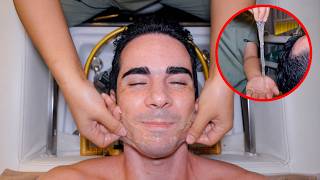 ASMR: Sticky Aloe Face &amp; Head Water Massage for Deep Sleep
