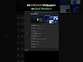 Set Different Wallpapers for Dual monitor (no wallpaper engine) #windowstips #wallpaperengine