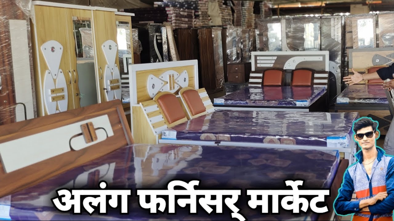 alang market अलंग फर्निसर मार्केट alang furniture mukeshvlogs