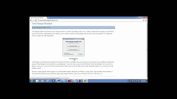 HOW TO ENABLE/DISABLE TASK MANAGER IN WINDOWS 7