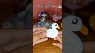 Super easy clay Duck making 🦢💕✨#Ytshorts #superclayart#foryou#viral
