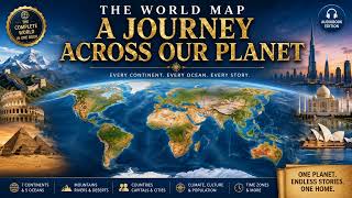 Full The World Map: A Journey Across Our Planet | Complete World Geography #audiobook  Guide