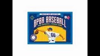 APBA Baseball C&D (Full Game)