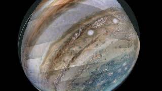 JunoCam PJ29 | Jupiter Flyover Time-lapse | 4K, 60FPS