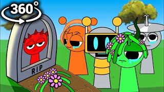 Incredibox Sprunki Sad Story Red Raddy Dies Fnf Goodbye World 360 Vr
