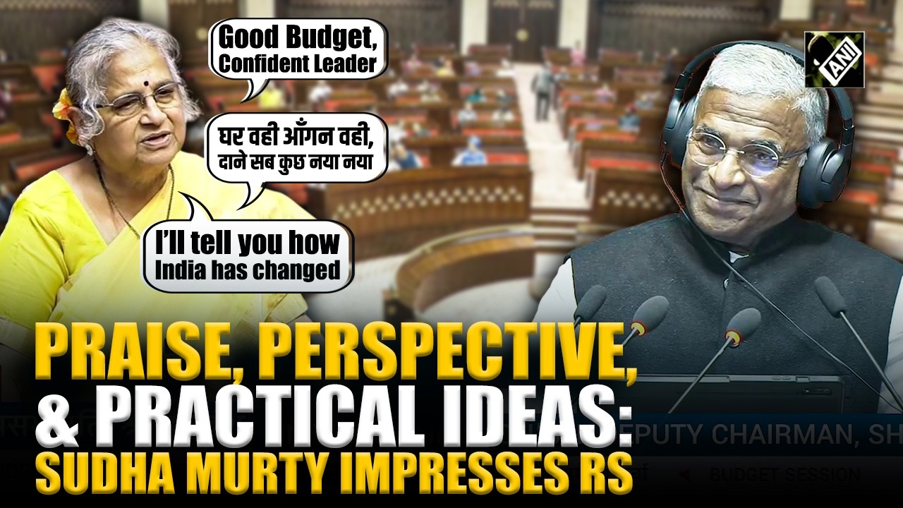 Sudha Murty’s ‘thoughtful’ 11-Minute Rajya Sabha speech blends praise and proposals, draws applause