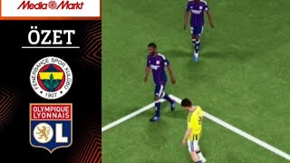 UEFA Avrupa Ligi 7.Hafta Fenerbahçe-Lyon Maç Özeti